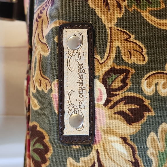 Longaberger Floral Travel Bag - Picture 3 of 12